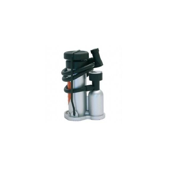 Pompa aer auto Carpoint de picior cu saculet 10 bar, model MINI 130x60x90mm pentru auto si moto - - Roveli