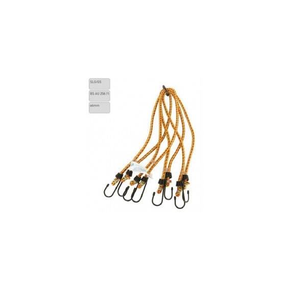 Chinga elastica Carpoint pentru bagaje cu 8 brate , 4x30-55cm - - Roveli