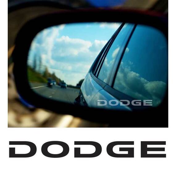 Stickere oglinda ETCHED GLASS - DODGE (set 3 buc.) - - Roveli