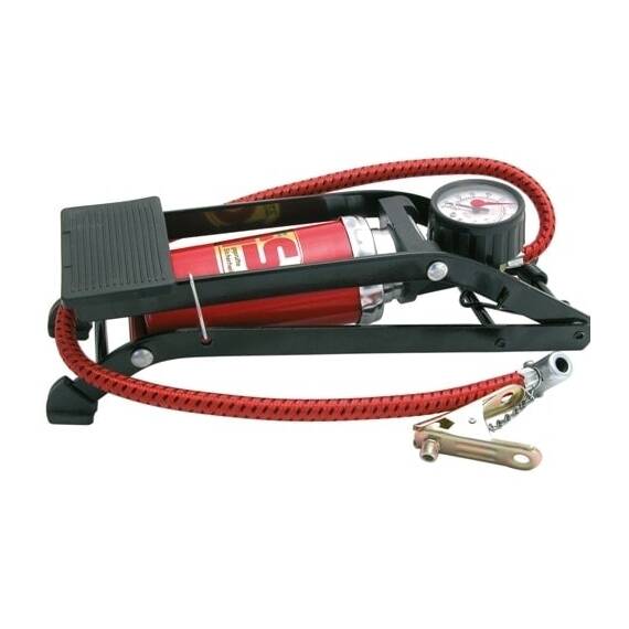Pompa aer de picior auto cu manometru -  - PAD73025 - - Roveli