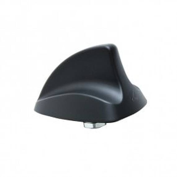 Antena auto reala Rechin neagra, universala , cu amplificare 12V - - Roveli