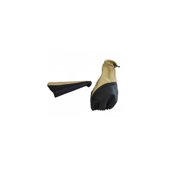 Set Manson schimbator + Manson frana mana Opel Corsa B 1993-2000, set burduf, husa piele negru+bej - - Roveli