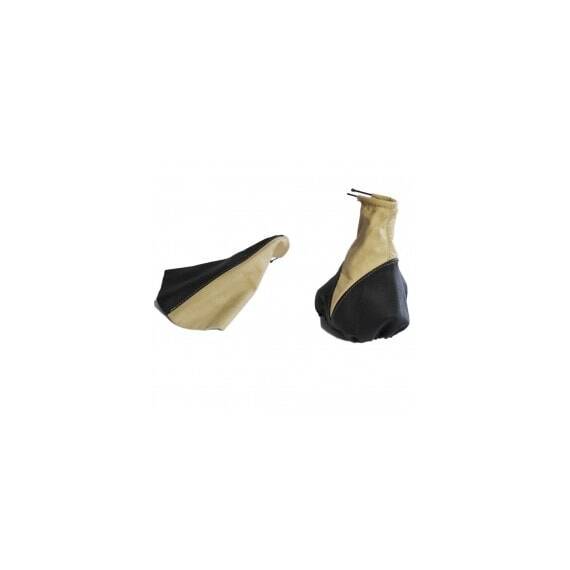 Set Manson schimbator + Manson frana mana Opel Tigra 1994-2001, set burduf, husa piele negru+bej - - Roveli