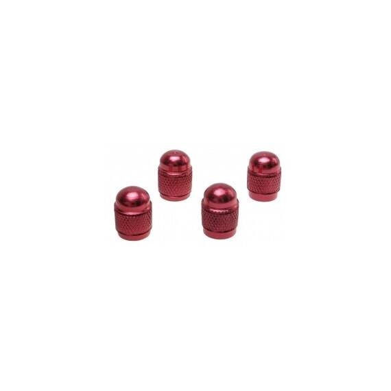 Set capacele auto Automax pentru ventil rotund rosu, 4 buc. - - Roveli