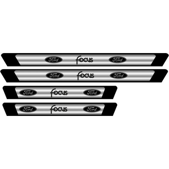 Set protectii praguri CROM - Ford Focus - - Roveli