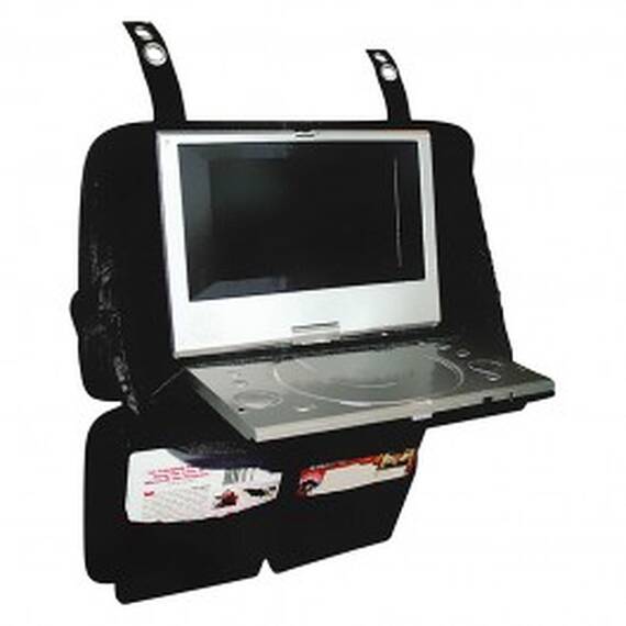 Suport auto Carpoint pentru tableta si DVD Player, cu suport DVD-uri , pana la 10 inch - - Roveli