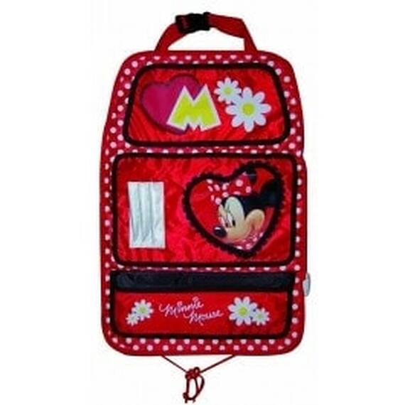 Organizator scaun auto Minnie Mouse pentru spatarul scaunului din fata, 40 x 60 cm - - Roveli