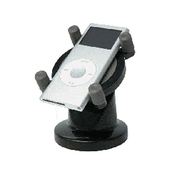 Suport Auto Carpoint pentru iPod , fixare cu banda adeziva sau clips - - Roveli
