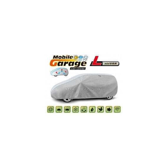 Prelata auto, husa exterioara Mobile Garage Mini Van L lungime 410-450 cm - - Roveli