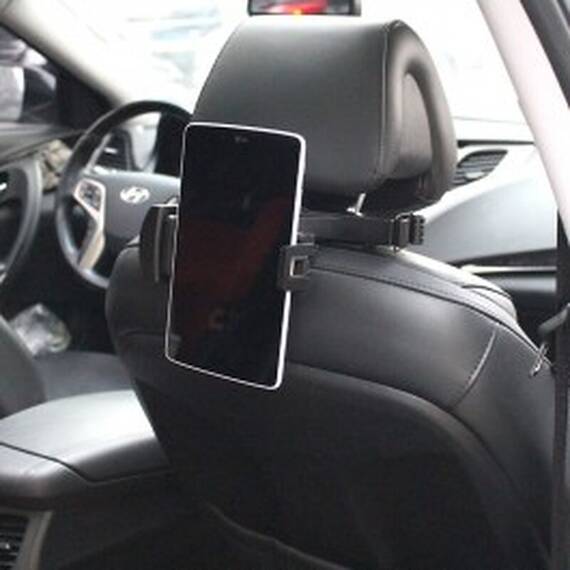 Suport auto pentru tableta KROPSSON , cu fixare la tetiera scaun, pentru display 5 - 8 - - Roveli