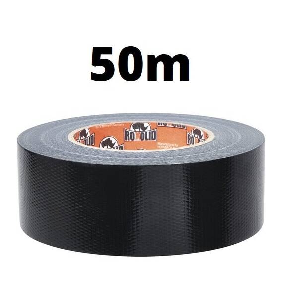 Banda reparatie prelata NEAGRA (50m x 5cm) - - Roveli