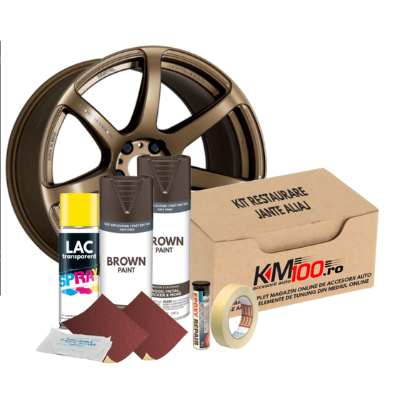 Kit reparatie jante, culoare MARO (V2) - - Roveli