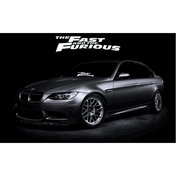 Sticker parbriz The fast and the furious - - Roveli