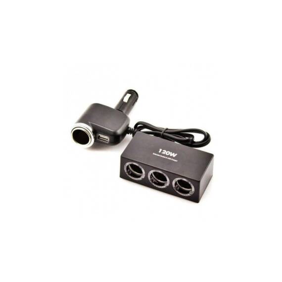 Incarcator bricheta Iluminata 4 iesiri+USB - - Roveli