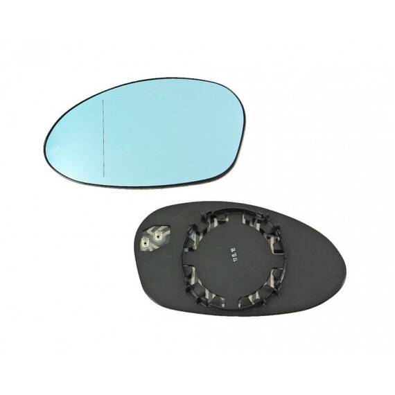 Geam oglinda BMW Seria 1 (E81/E82/E87/E88)  09.2004-2009   Seria 3 E46 Coupe M3 2003-2006  Seria 3 E90/E91  11.2004-08.2008 partea stanga View Max  Albastra Asferica Cu incalzire - BAV-2040545M - - Roveli