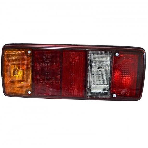 Stop spate   lampa spate universala   Mann L2000 1993-   M90   F90   Mercedes 1013-3850 1973-1988   VW LT 1975-1996    partea Stanga   334x122x76mm cu 5 functii cu lampa numar - BAV-99LT063E - - Roveli