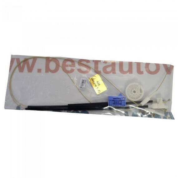 Kit reparatie macara geam fata Renault Megane 1 4/5 Usi 95-02  Renault Scenic  electrica stanga (cablu   role si suport geam) - BA-ZNP60071 - - Roveli