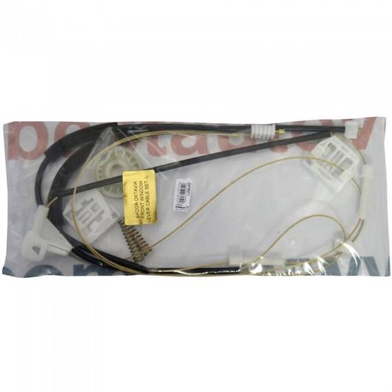 Kit reparatie macara geam Skoda Octavia 1 (1U2/1U5) electrica - fata stanga  (cablu   role si suport geam) - BA-ZNP69211 - - Roveli