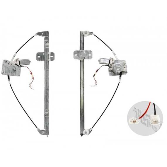 Macara geam fata Iveco Daily 2 1999-2006  Nissan Interstar X70  Opel Movano  Renault Master 1998-2006  dreapta electrica - BA-3052PSE2 - - Roveli