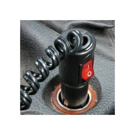 Mufa Bricheta auto Carpoint 12V cu Siguranta de 8 amp, cu intrerupator, 1 buc. - - Roveli