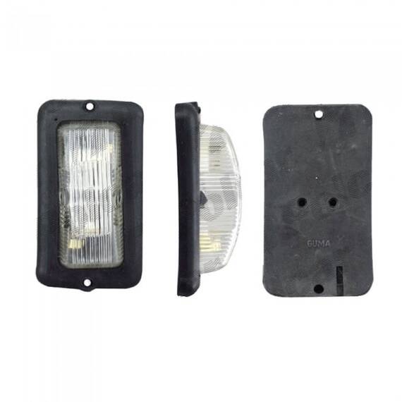 Lampa gabarit auto 12V/ 24V, dreptunghiulara Alba, 50x95x30mm , 1 buc. - - Roveli