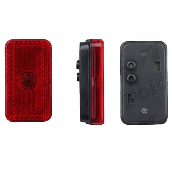Lampa gabarit auto 12V/ 24V, dreptunghiulara Rosie , 45x80x20mm , 1 buc. - - Roveli