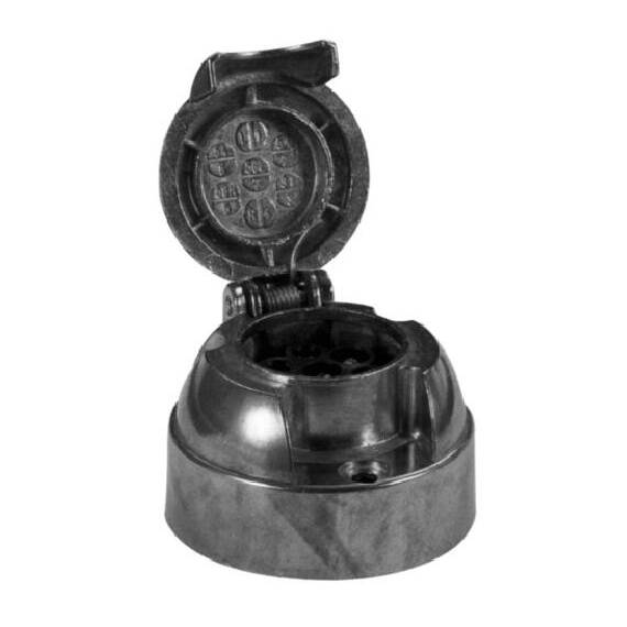 Priza remorca 12V 7 pini metal - - Roveli
