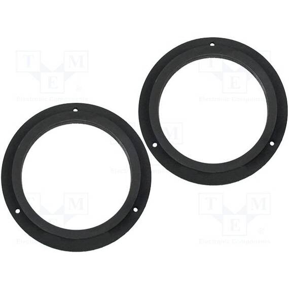 Inele adaptoare difuzoare din MDF; 165mm; Mercedes; impregnat - - Roveli