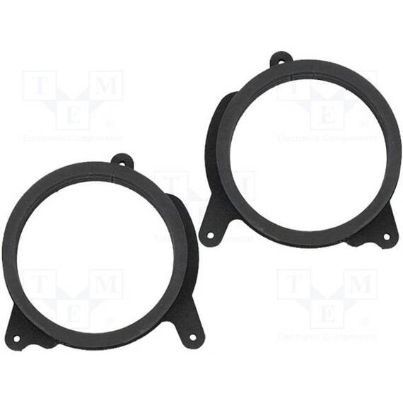 Inele adaptoare difuzoare din MDF; 165mm; Mercedes; impregnat - - Roveli