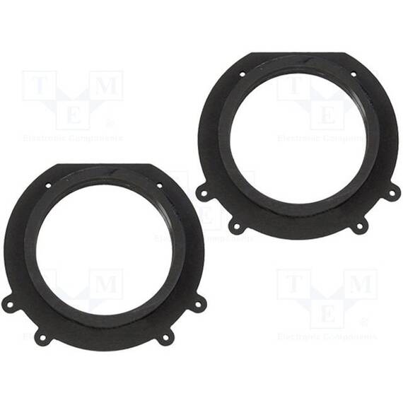 Inele adaptoare difuzoare din MDF; 165mm; Peugeot; impregnat - - Roveli