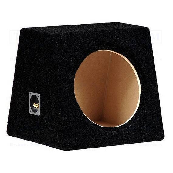 Carcasa difuzor; MDF; 40l; 300mm; tesatura; neagra; Frezare:322mm - - Roveli