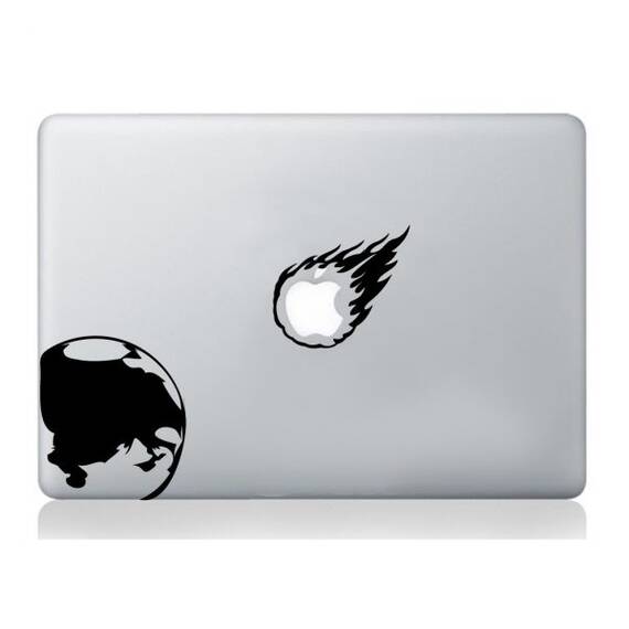 Earth Asteroid stickers apple Meteor Sticker - - Roveli