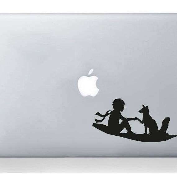 Little Prince Petit Silhouette Macbook Laptop Sticker - - Roveli