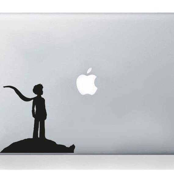 Little Prince Petit Silhouette Macbook Laptop Sticker - - Roveli
