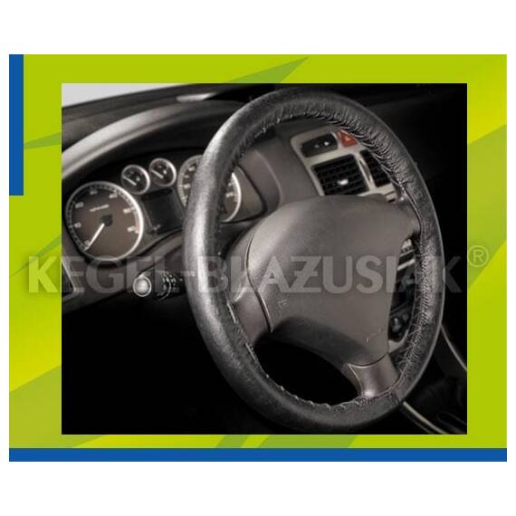 Husa volan cu snur din piele 38-40 cm - BA-5-3407-989-4010 - - Roveli