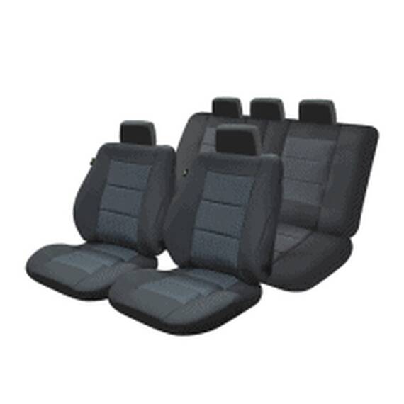 Set Huse Scaun Premium Lux Negru M03 - - Roveli