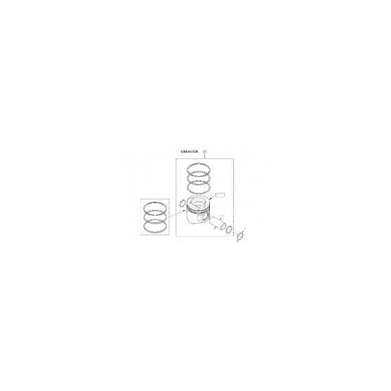 Colectie Piston Log.Clasa L (Cu Segmenti) - - Roveli