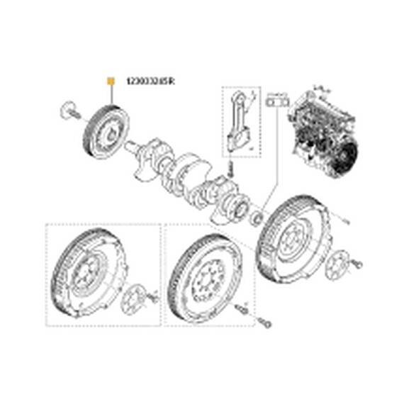 Fulie Arbore Log./Sand. 1.5/1.6 16 V - - Roveli