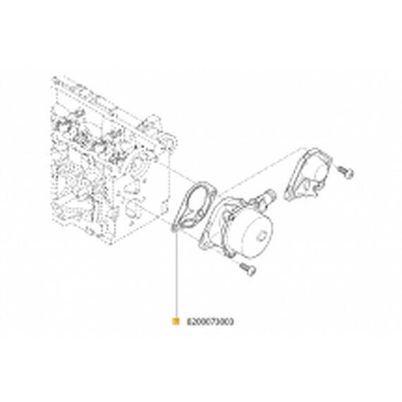 Garnitura Pompa Frana Vacuum Log. - - Roveli