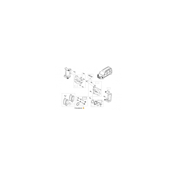 Kit Reparatie Etrier Dokker - - Roveli