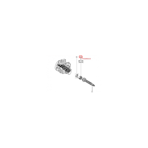 Rulment Arbore Secundar C.V. Log./Sand. 34X51X17.5 - - Roveli