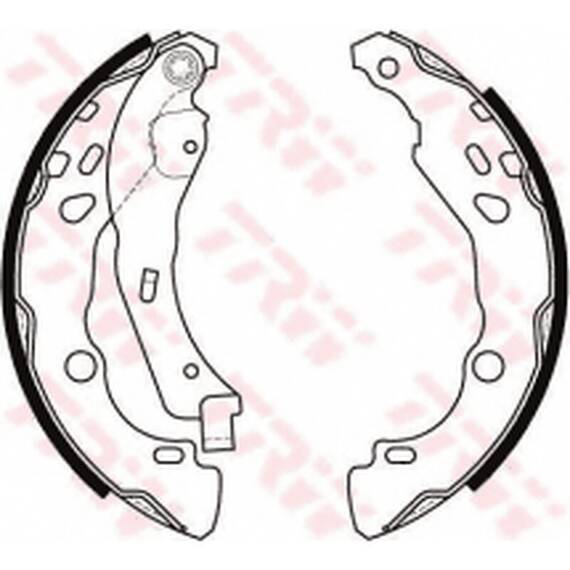 Set Saboti Frana Log. Sistem Franare Bosch D: 203Mm - - Roveli
