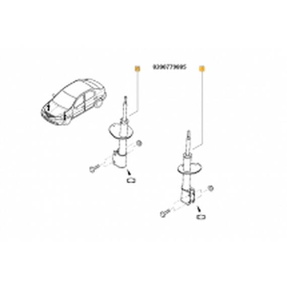 Amortizor Fata Mcv/Van/Pick Up - - Roveli
