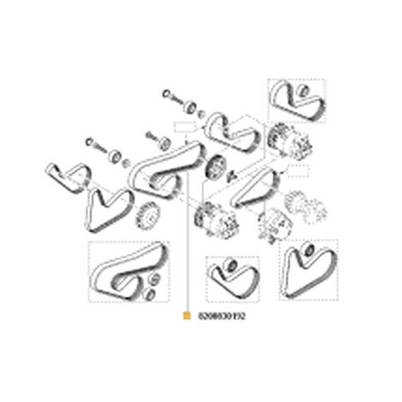 Curea Transmisie Log/Sand 1.2 16V - - Roveli