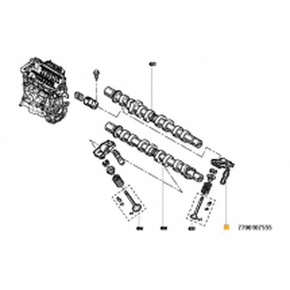 Tachet Hidraulic Ax Came Log./Sand./Duster 1.6 16V - - Roveli
