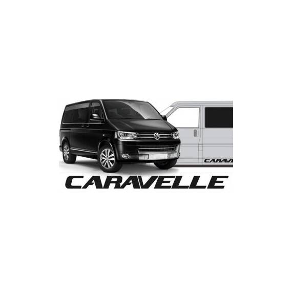 Set 2 buc stickere laterale Volkswagen Transporter Caravelle - - Roveli
