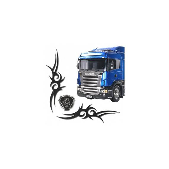 Set 2 x Sticker geamuri laterale Scania, TIR033 - - Roveli