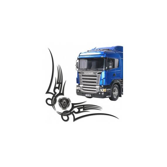 Set 2 x Sticker geamuri laterale Scania, TIR034 - - Roveli