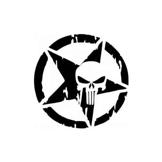 Sticker Star squll 20 cm - - Roveli
