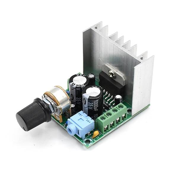 Kit amplificator Stereo, putere 2 x 15W, TDA7297 - - Roveli